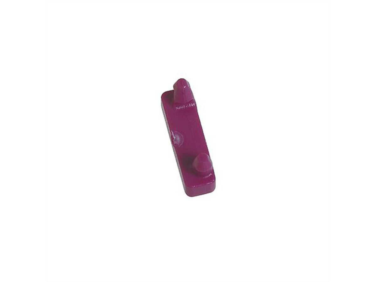 EasyLan DualBoot® LED Steckermarkierungsclips, 100 Stück, violett