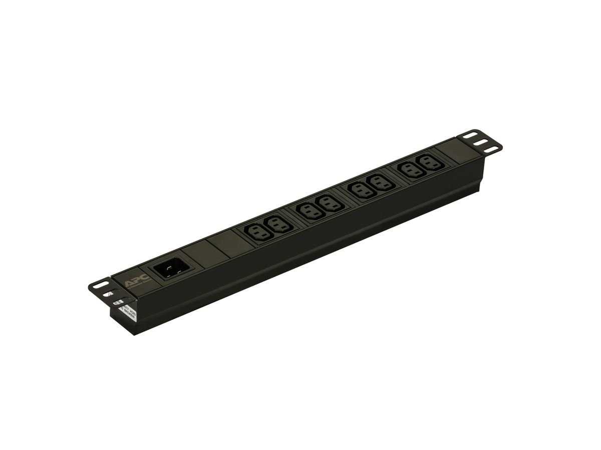 APC EPDU1016B Stromverteilereinheit (PDU) 8 AC-Ausgänge 1U Schwarz