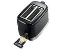 Melissa Toaster 16140148, Standtoaster, schwarz/SS, 800W