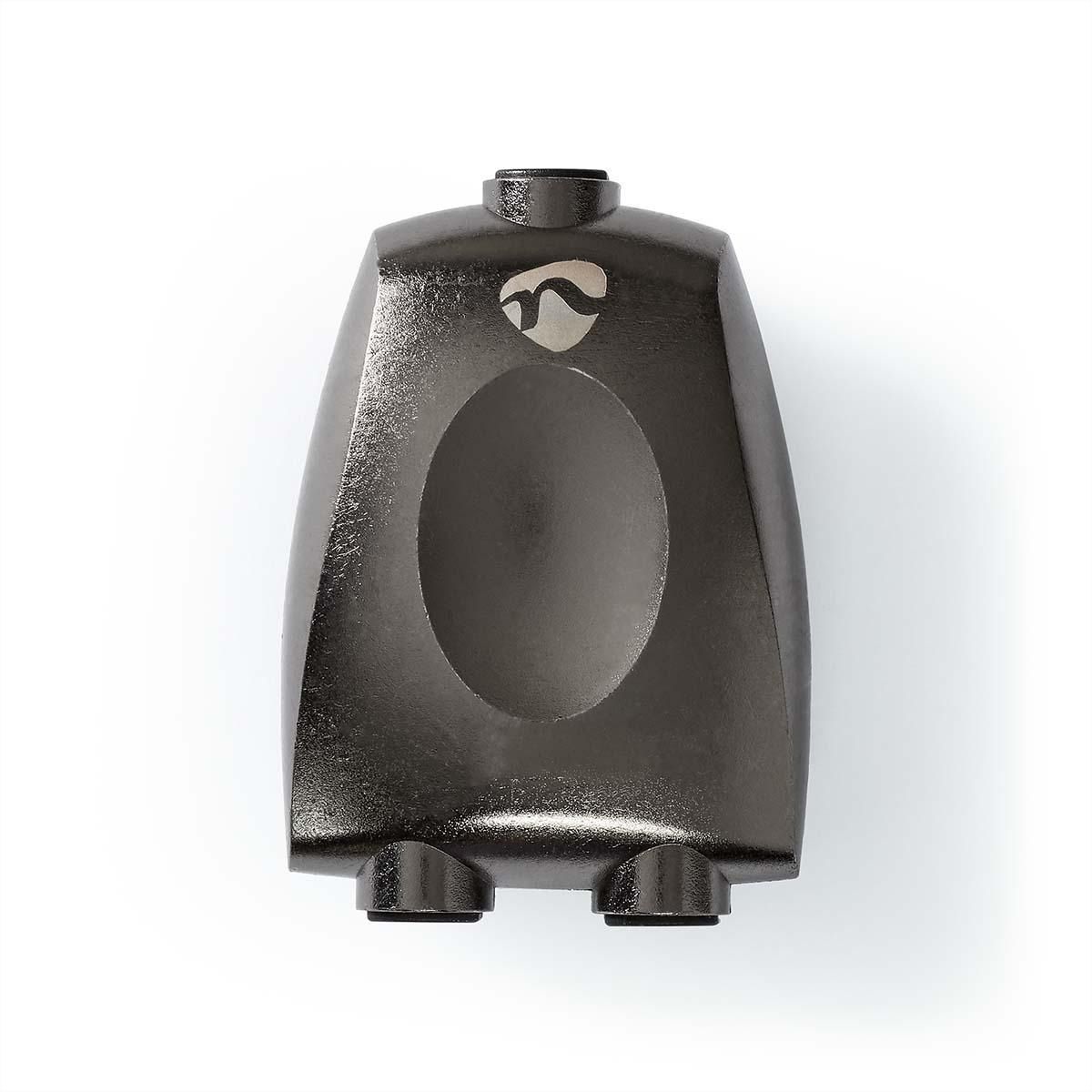 Adaptateur Toslink Nedis, splitter, BU/BU, gris