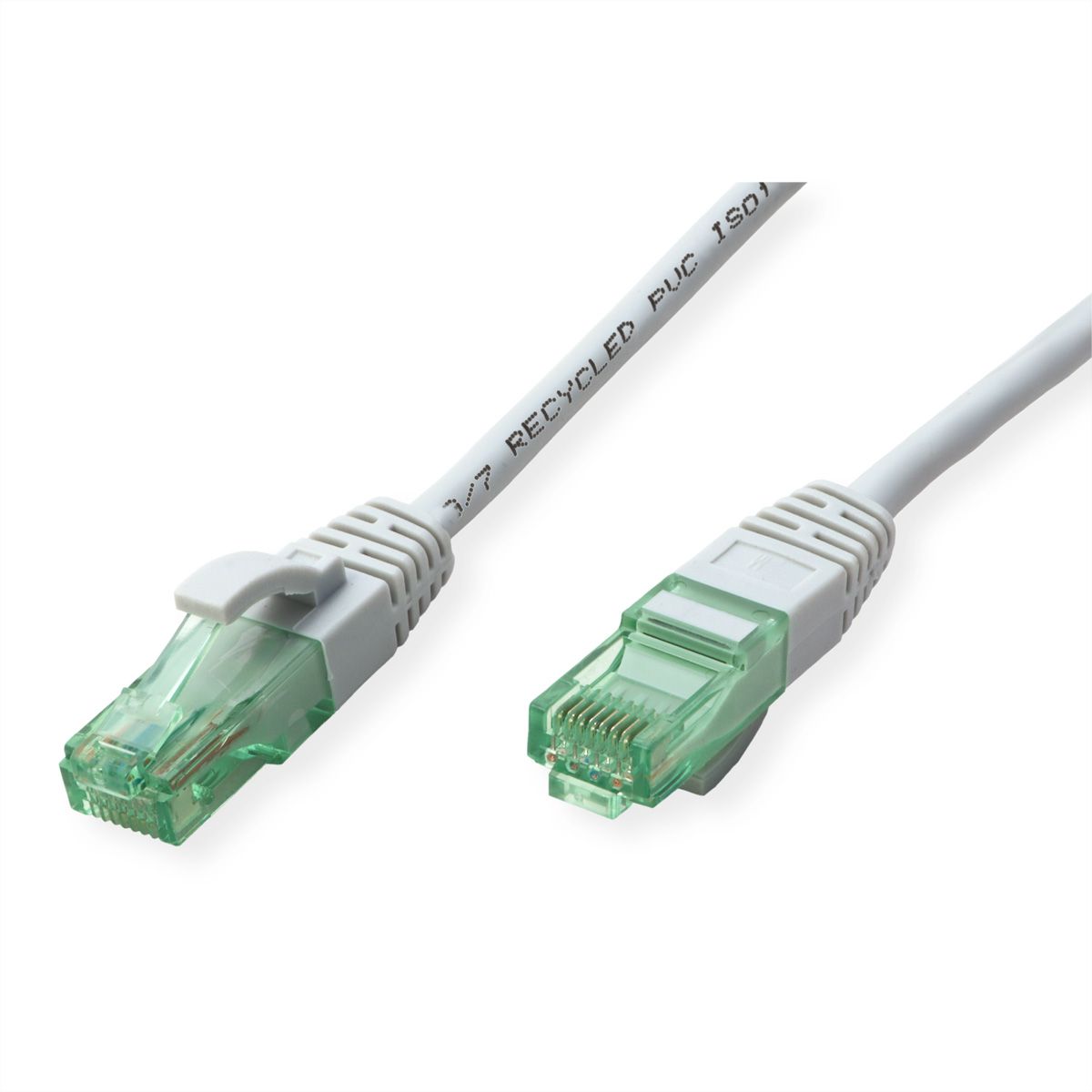 ROLINE RM Patchkabel Cat.6A UTP, grau, 2 m