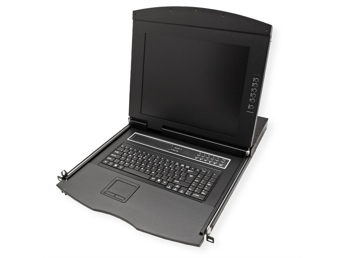 VALUE 19"-KVM-Switch, 8-Port, 43 cm (17") TFT (4:3), VGA, USB, CH-Layout