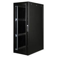 ROLINE 19-Zoll Serverschrank Pro 36 HE, 600x1000 BxT schwarz Plexiglas