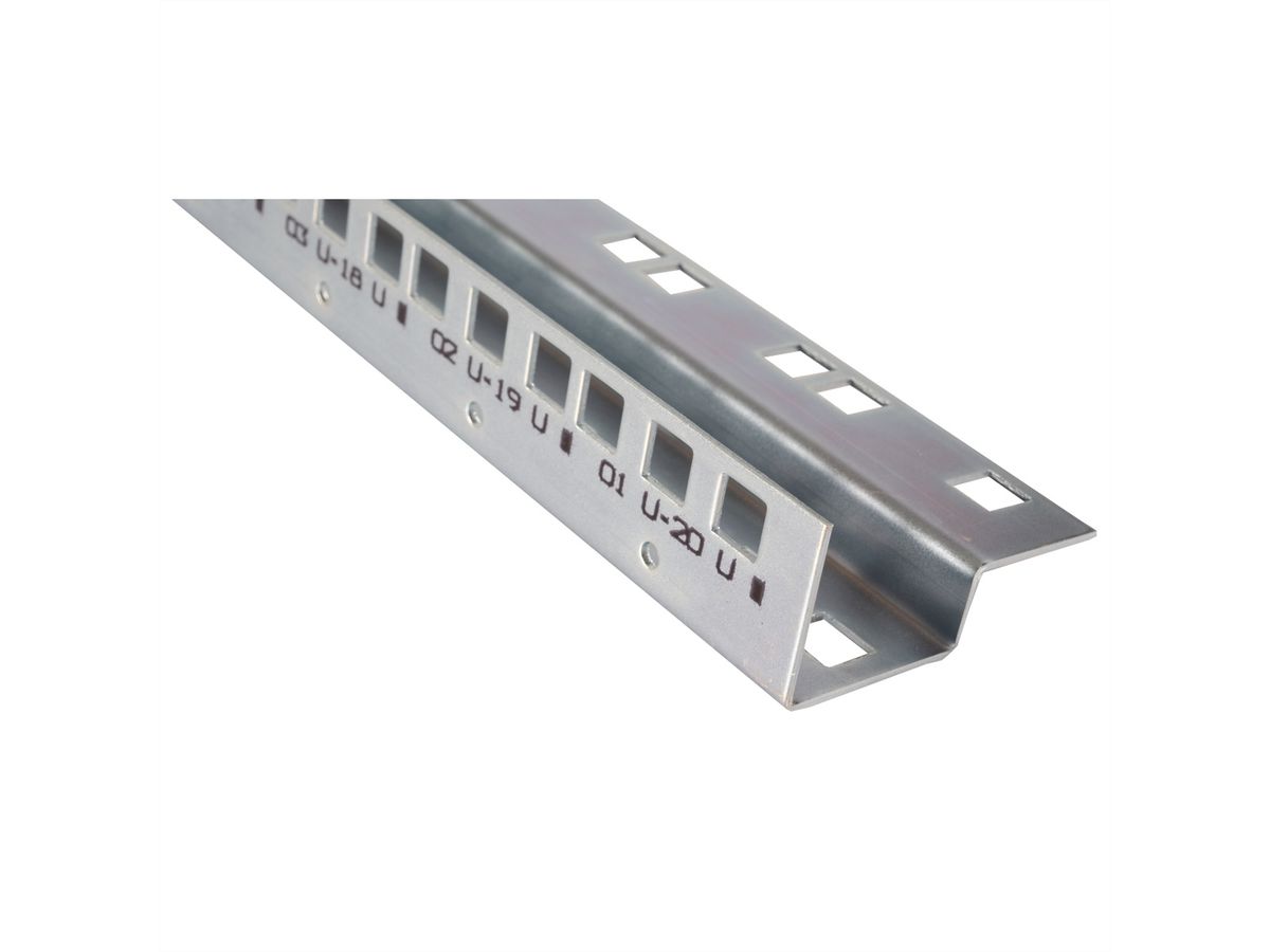 ROLINE 19" Kit de rails profilés ROLINE 7 U, pour boîtier mural Pro