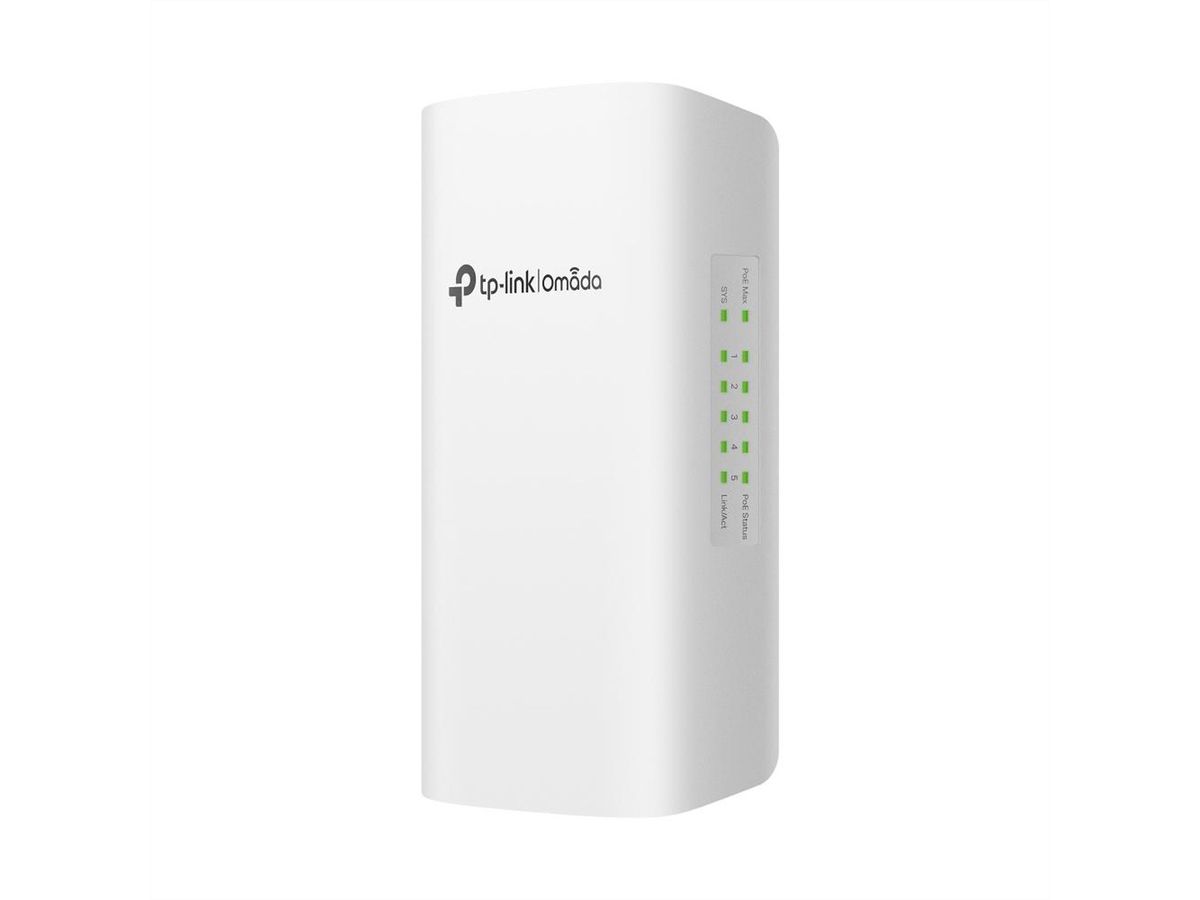 TP-Link SG2005P-PD Switch , 1x Gigabit PoE++ In, 4x Gigabit PoE+ Out
