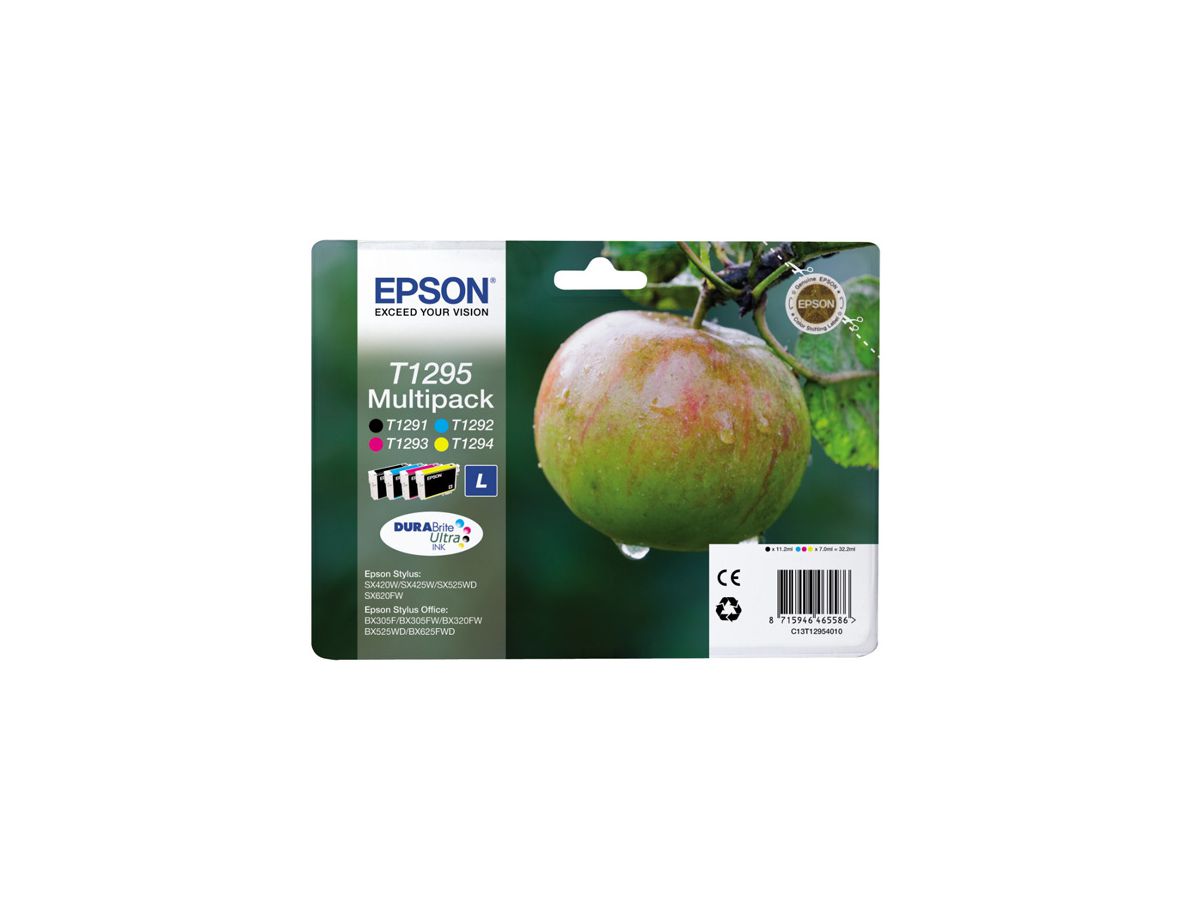 EPSON C13T12954010, Multipack, C/M/Y/K