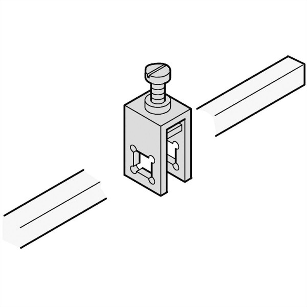 Borne de raccordement SCHROFF pour rail GND/Earthing, 16 mm²