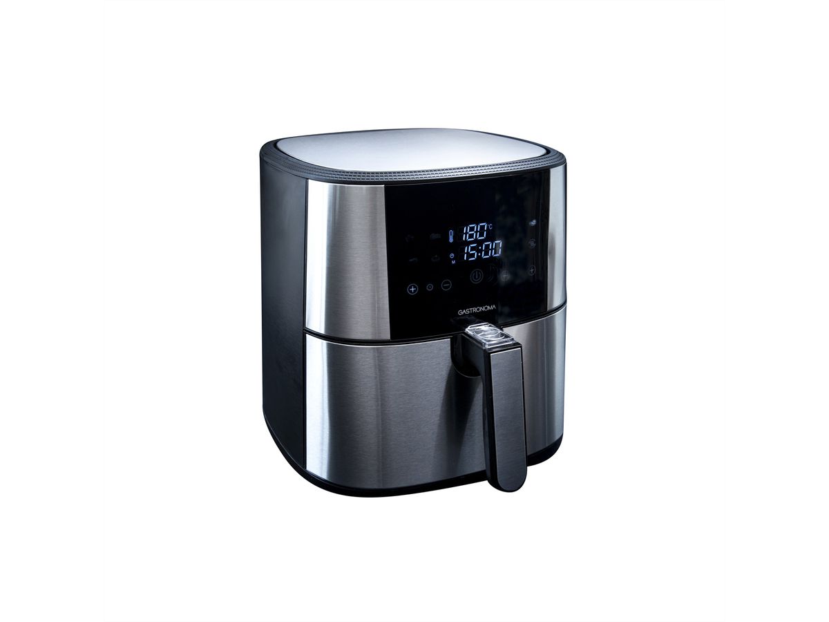 Gastronoma Friteuse 18290002, 6L, noir/brossé, 1800W