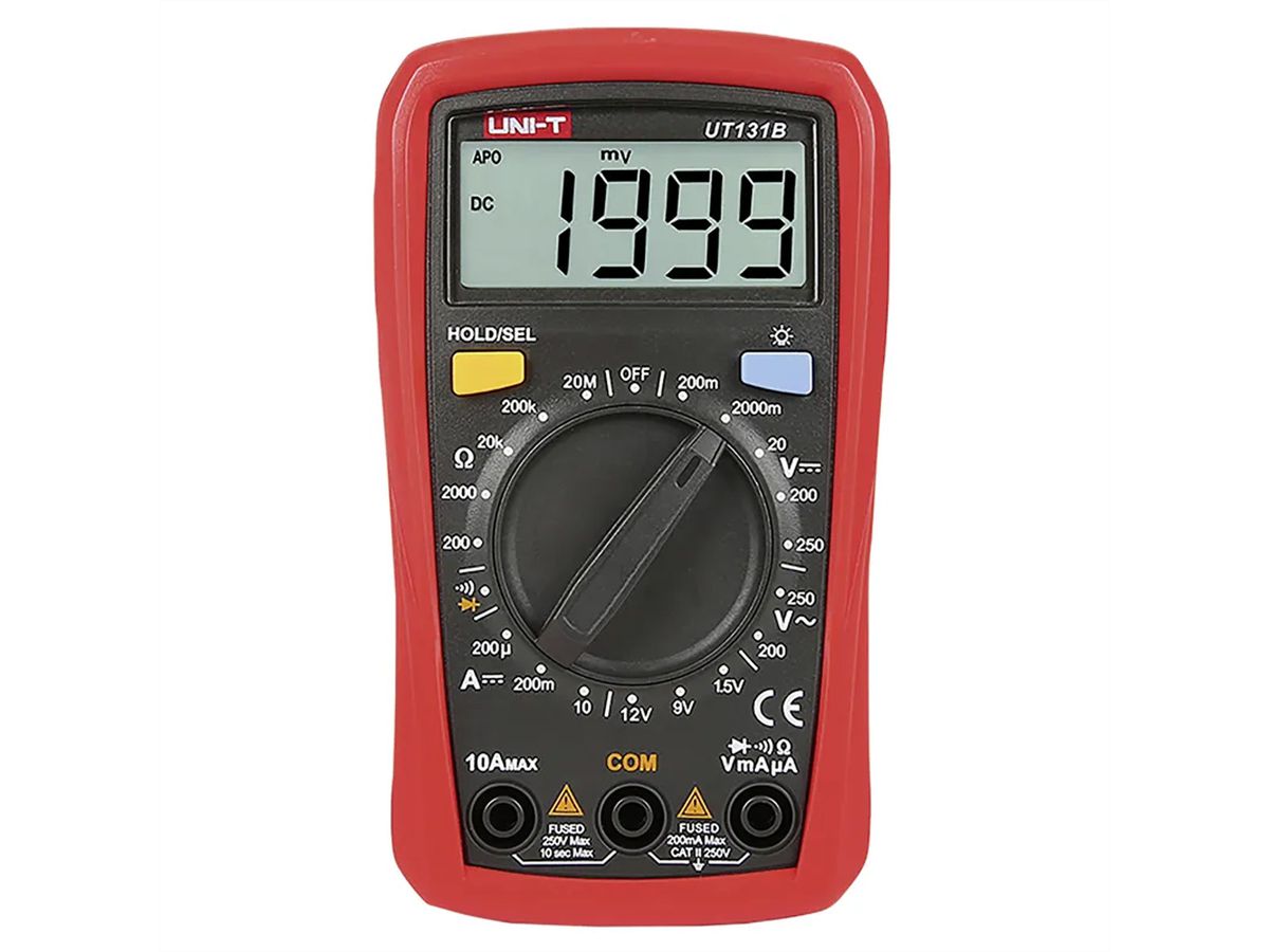 Steffen Multimeter AC/DC 250V/10A, CAT II 250V