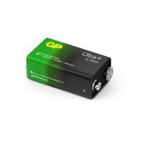 GP Batteries Ultra+ Alkaline 9V Block 1x