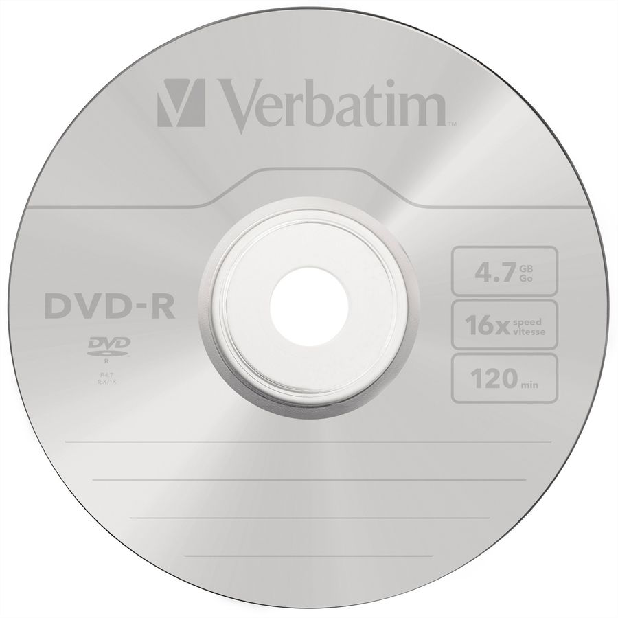 Verbatim DVD-R Spindle 4.7GB 16x 50 Pack