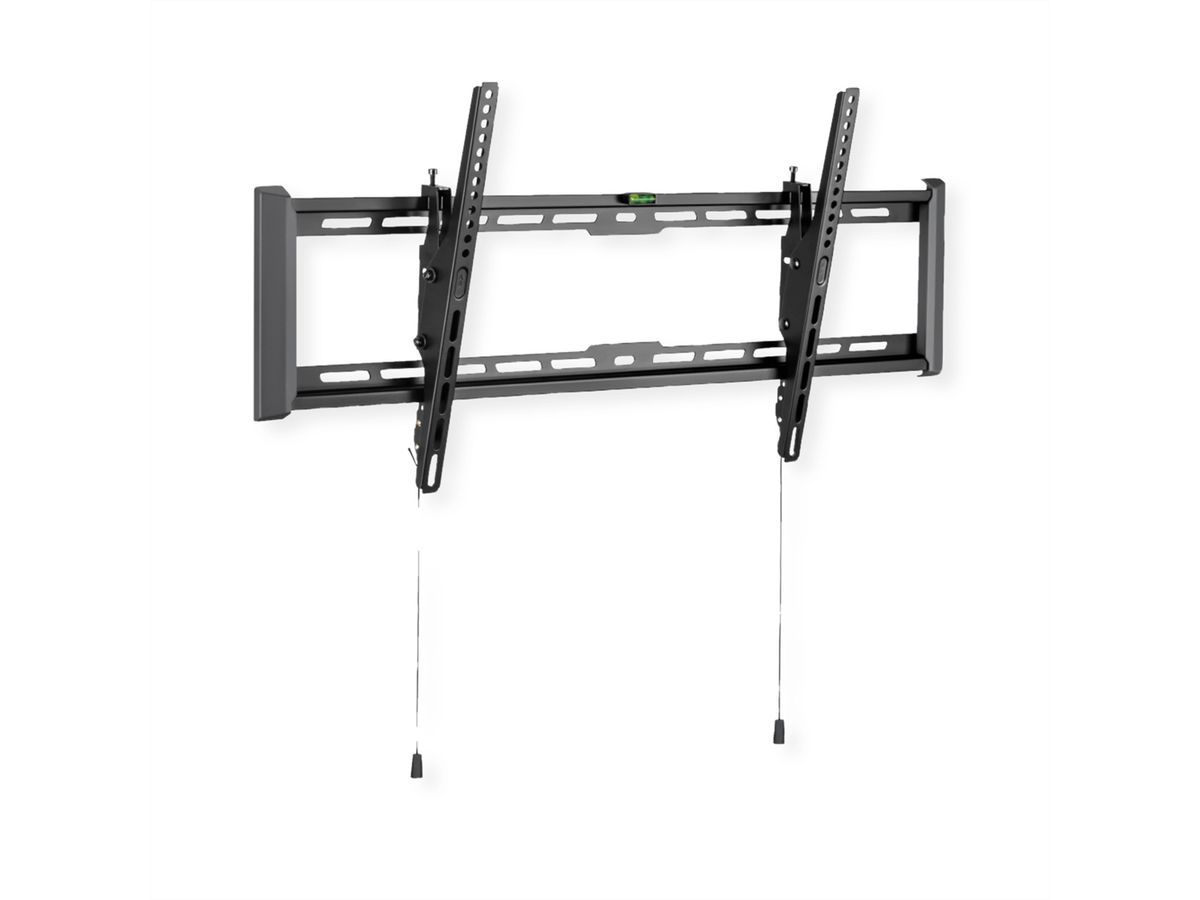 VALUE Support mural TV, distance murale de 47 mm, inclinable, <228,6cm/90", <75kg