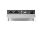 BACHMANN DESK2 2xCH 90° 1xUSB C/C 45W, L=0,2m RAL9010