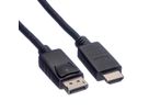 ROLINE Câble DisplayPort DP - HDTV, M/M, noir, 3 m