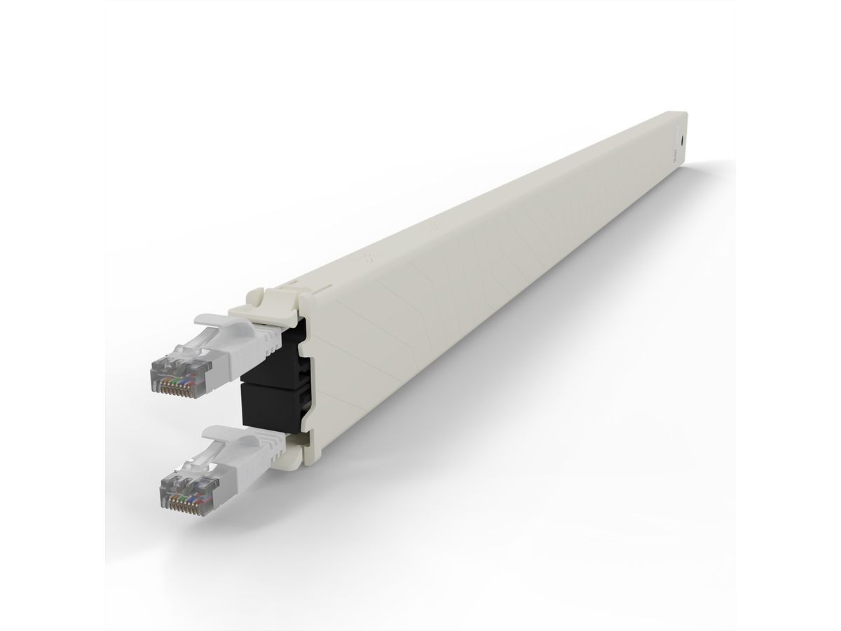 patchbox.one Cassette 30RU STP blanc Cat.6a 1,8 m