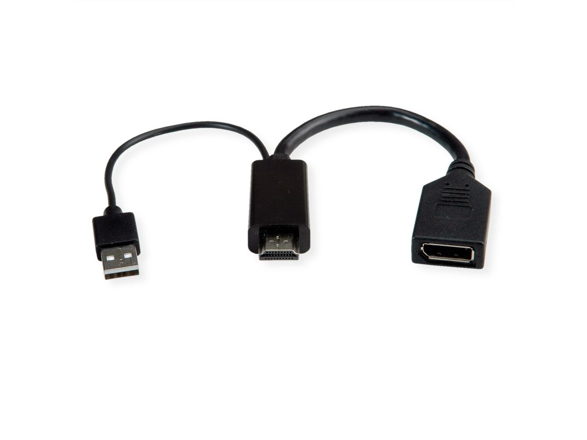 ROLINE Câble de raccordement pour écran DVI (18+1) M /HDMI M, noir, 2 m -  SECOMP AG