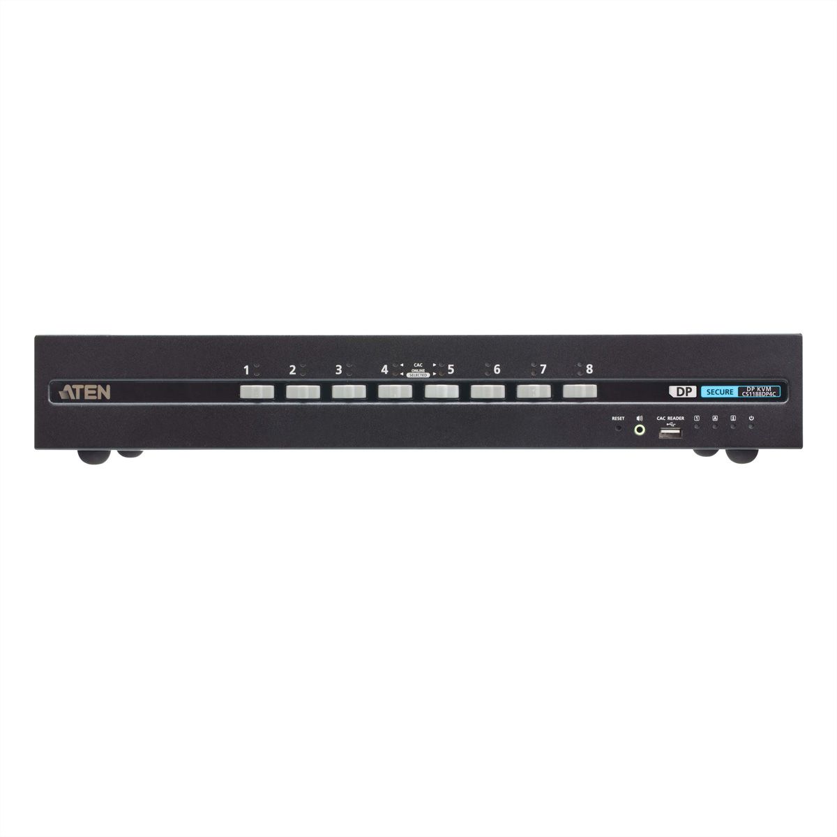 ATEN CS1188DP4C 8-Port 4K USB DisplayPort Secure KVM Switch mit Card Reader