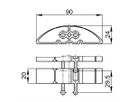 Kabelschlange® Pro Set argent 75cm