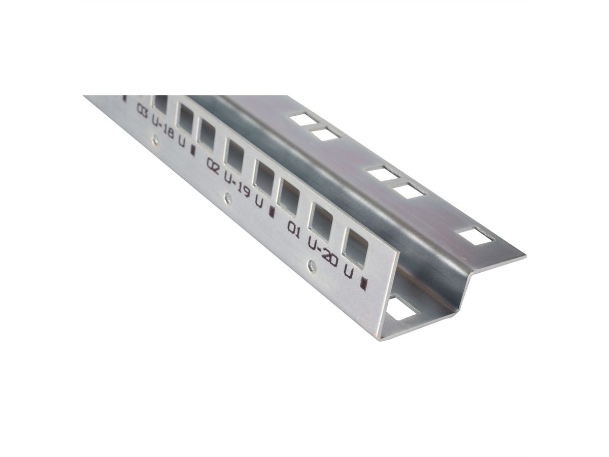 ROLINE 19" Kit de rails profilés ROLINE 16 U, pour boîtier mural Pro