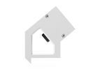 BACHMANN DESK2 ALU WHITE 2xCH 90°, 1xUSB C/C 45W L=0,2m RAL9010