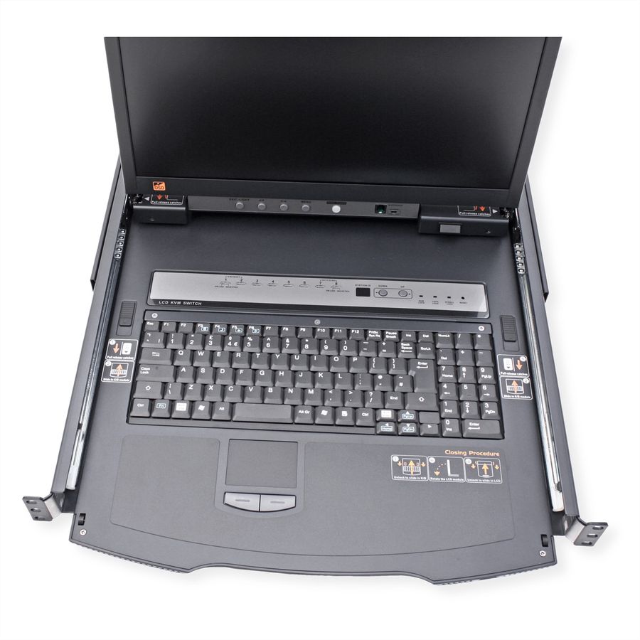 ATEN KL1508AiN 48cm LCD IP-KVM 8-Port, CH-Layout