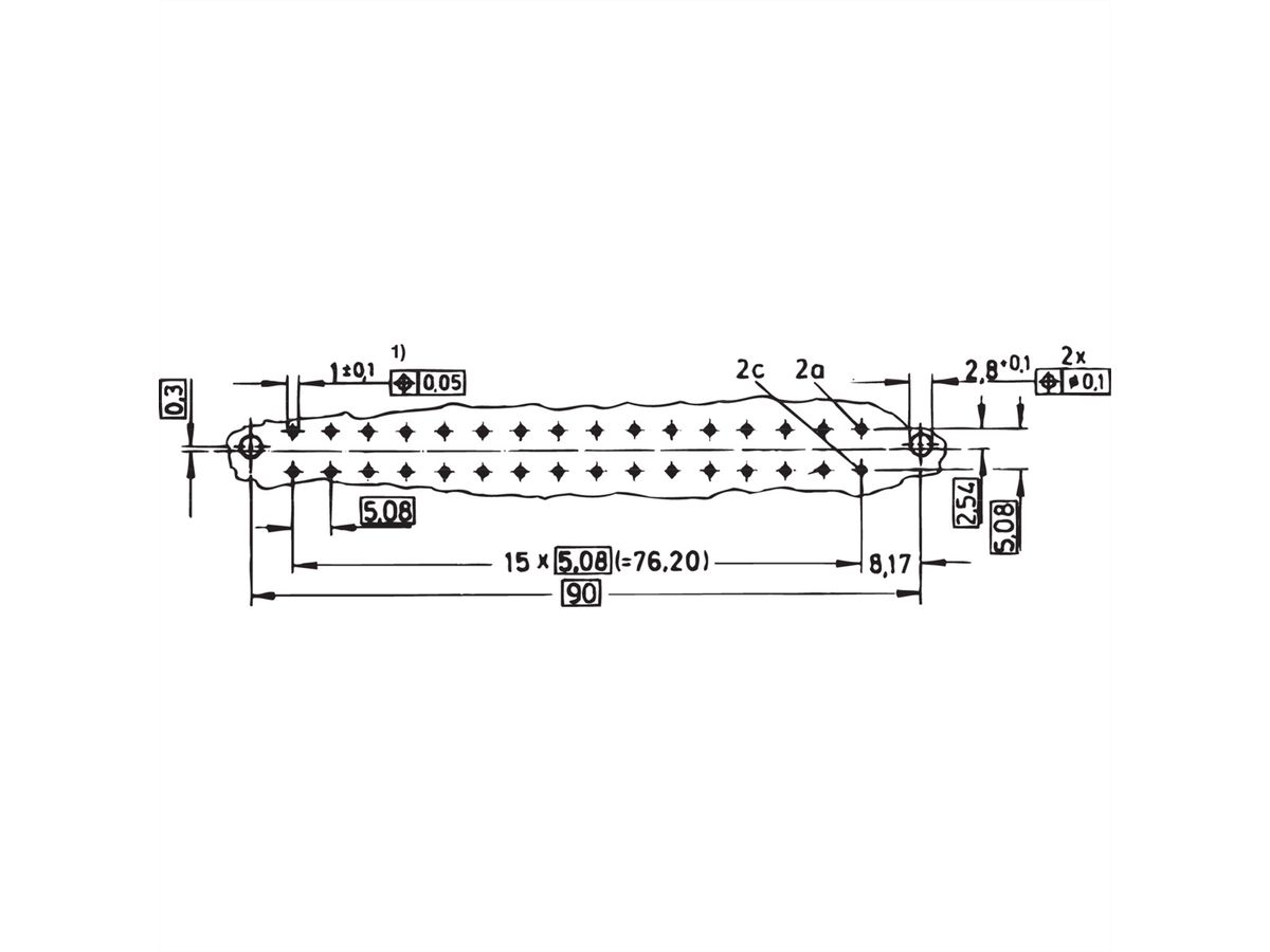 SCHROFF Federleiste - FEDERLEISTE FORM D SIEMENS