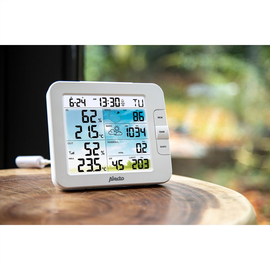 Alecto Wetterstation WS5400 8 in 1 WIFI mit App